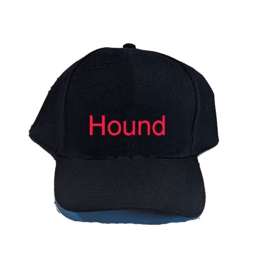 Introducing the ExyFunShop Unisex Black Hat with "Hound" Embroidered! Get ready
